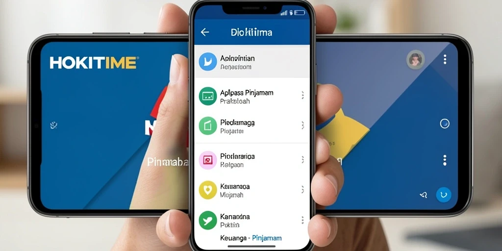 Tampilan antarmuka HOKITIME yang sederhana dan intuitif.