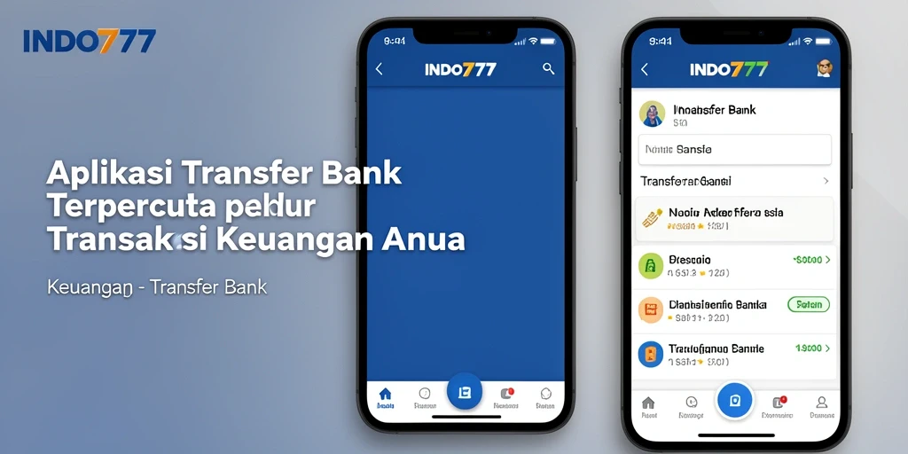 Antarmuka INDO777 yang user-friendly untuk Transfer Bank.